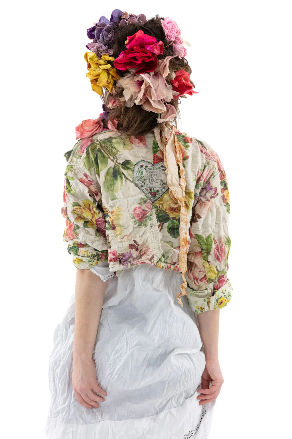 Floral Cropped Leni Jacket by Magnolia Pearl