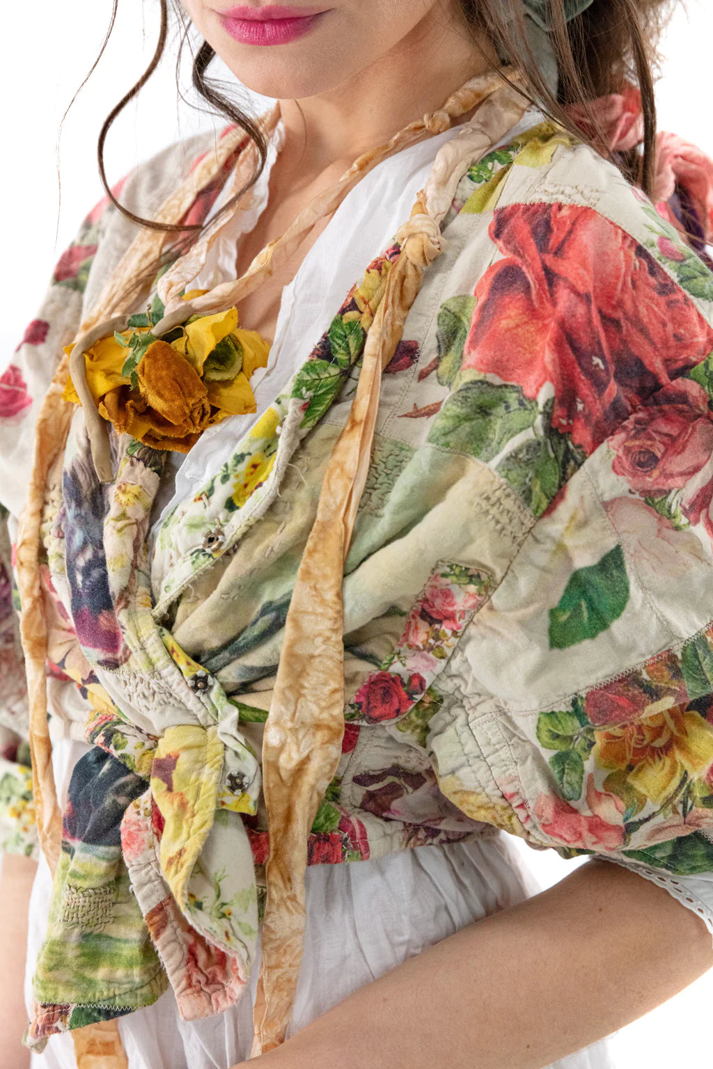 Floral Cropped Leni Jacket by Magnolia Pearl