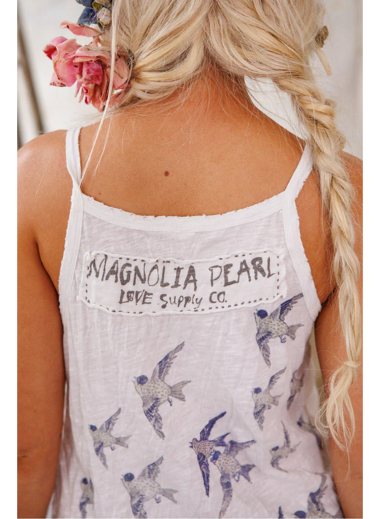 Bird Lana Tank in Indigo Tribute by MP