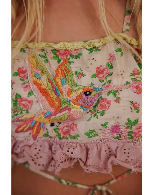 Eyelet Layering Wrap Tank 414 Emma Rose by MP