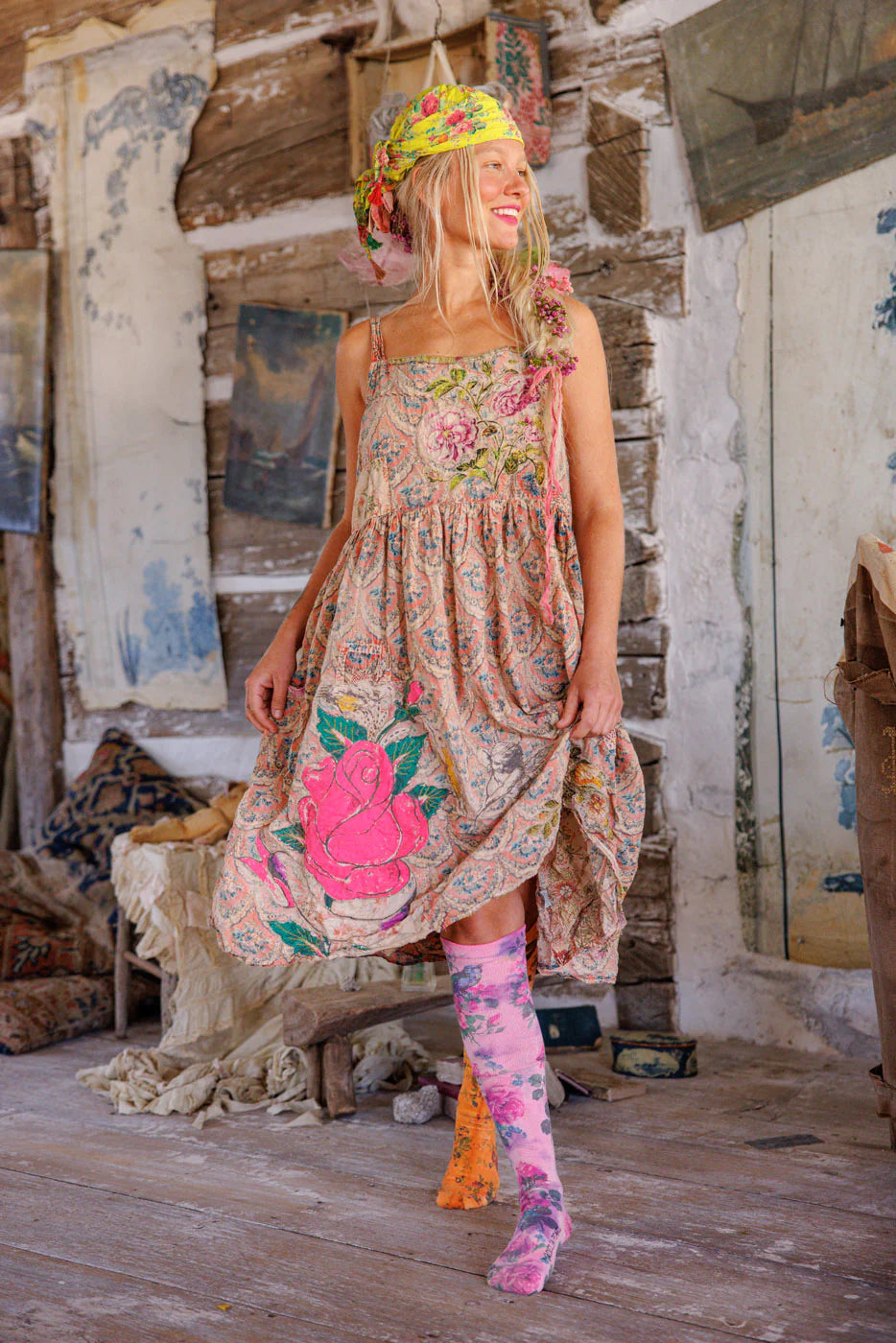 Abbeyrosa Bellisima Tank Dress in Bardot 1283 by MPearl