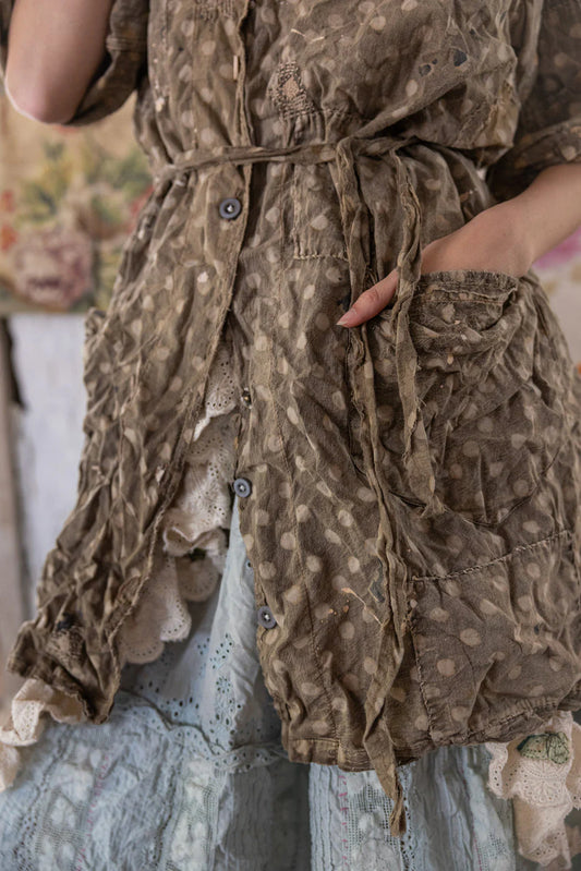 Marguerite Smock Dress in 1381 in Ember Glow by MP