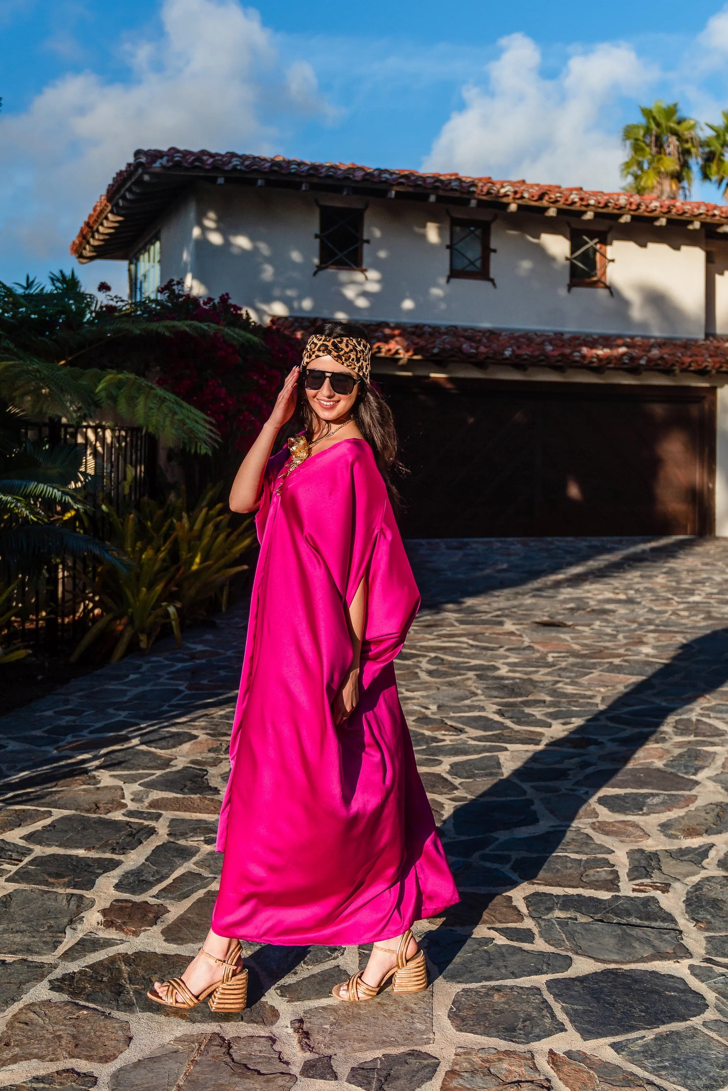 Ravissant Rouge Caftan by Jennafer Grace