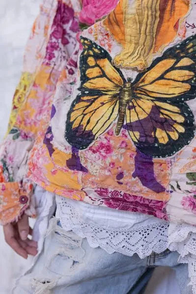 Patchwork Artist Constellation Work Shirt by Magnolia Pearl