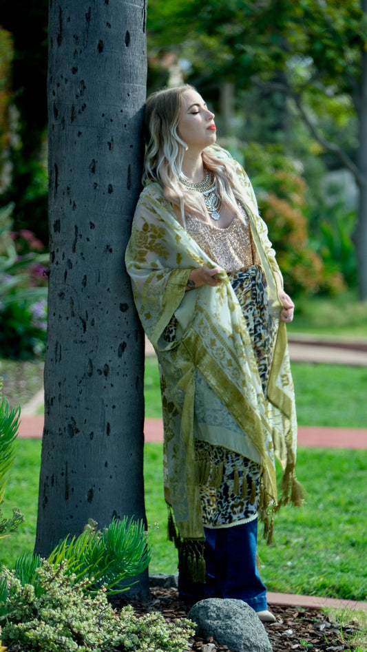 Ella Topper in Chartreuse