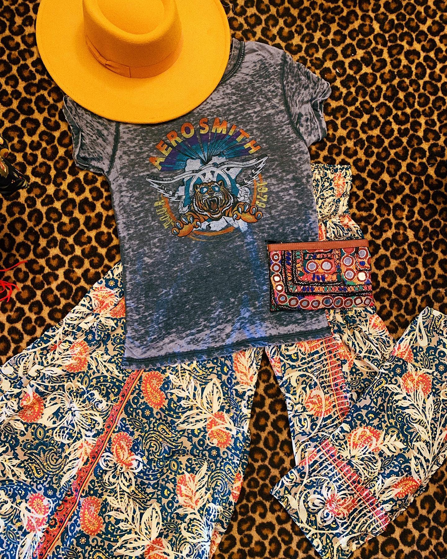 Aerosmith Vivid Tiger Tour T-Shirt
