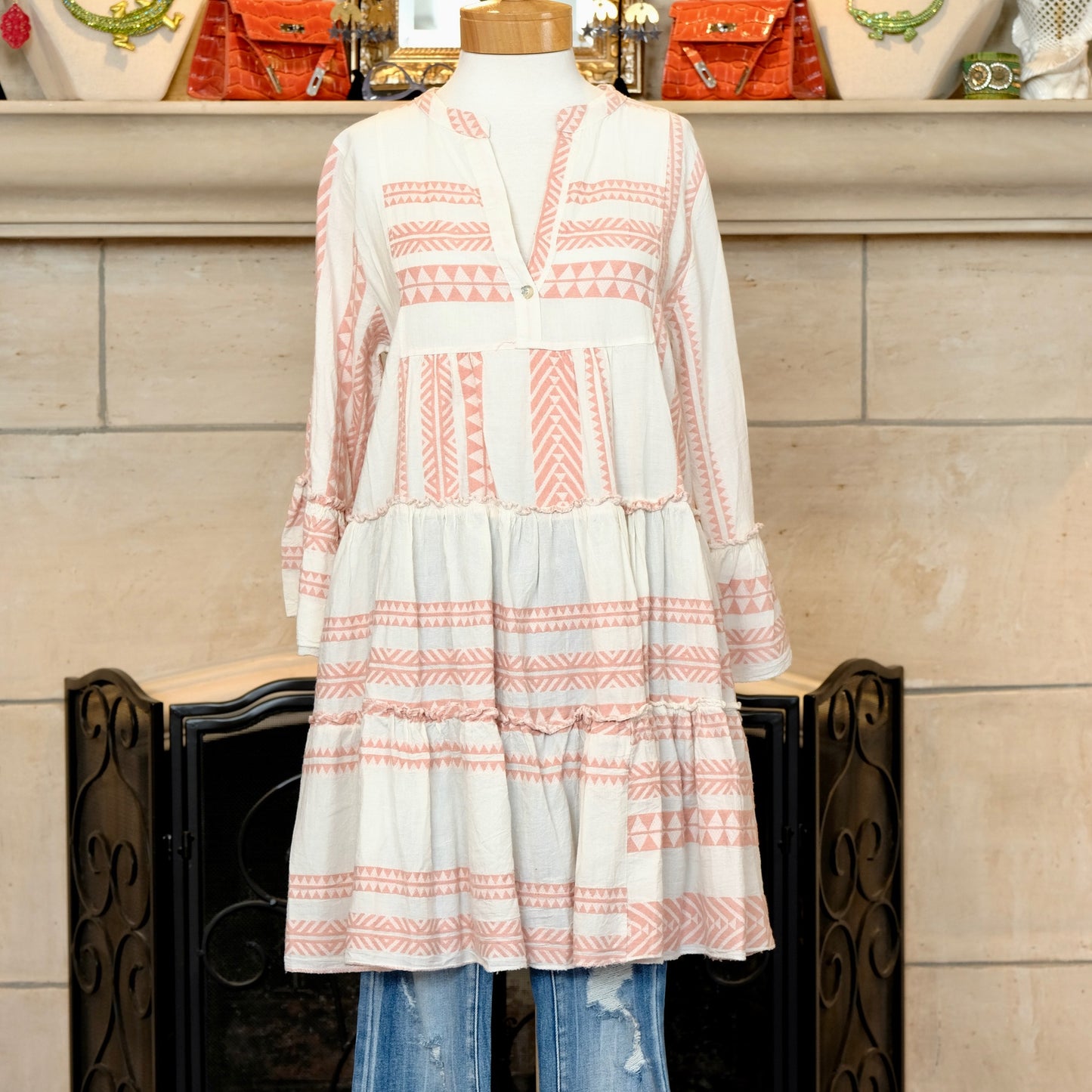 Hollis Dress/Tunic in Magnolia Pearl Pink