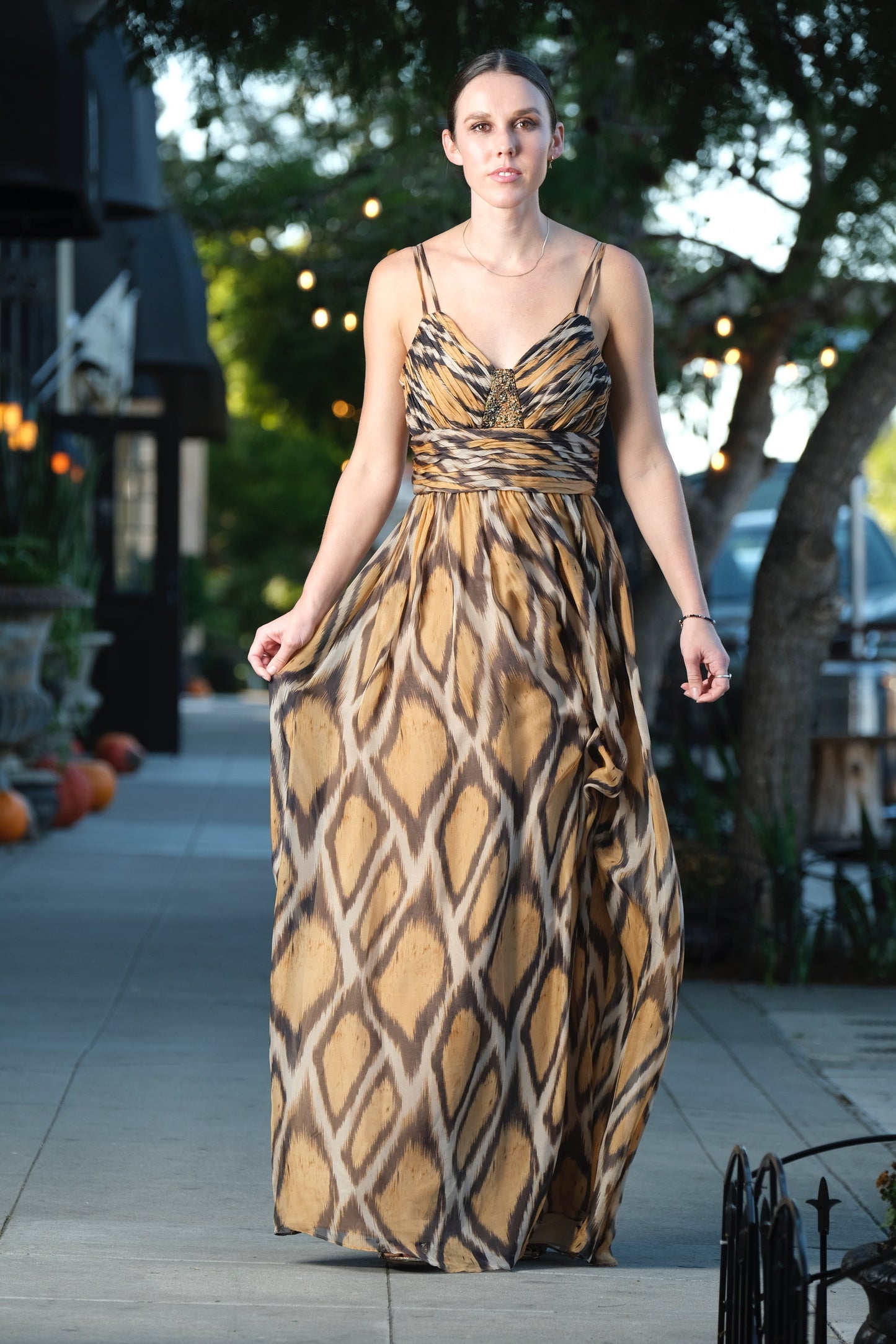 Amber Ikat Dress