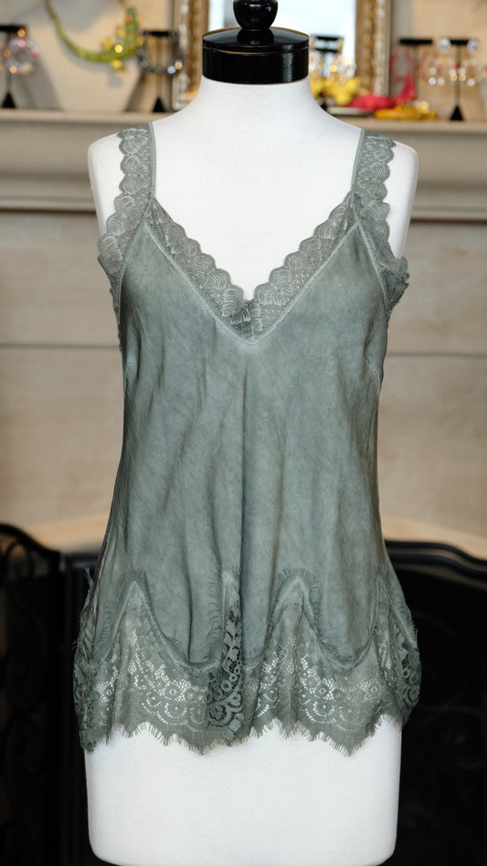 Life Changing Cami in Sage Green