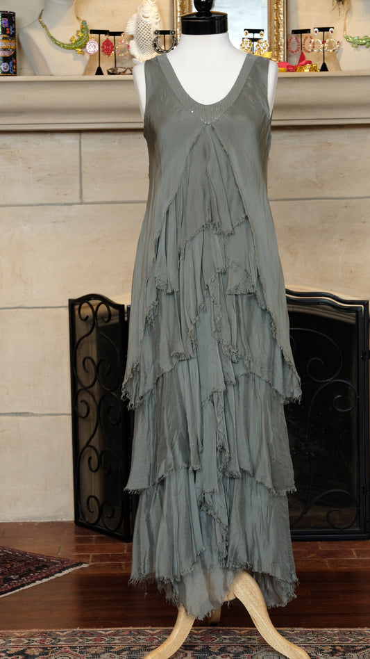 Gatsby Dress in Sage