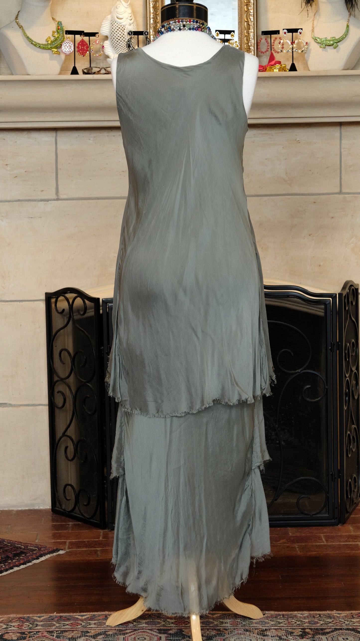 Gatsby Dress in Sage