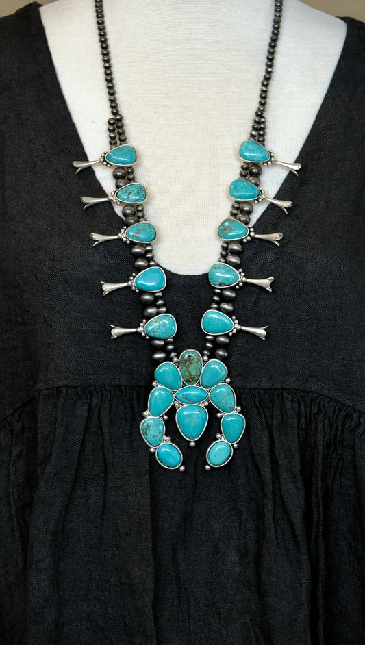 Rocky Mountain Squash Blossom Necklace