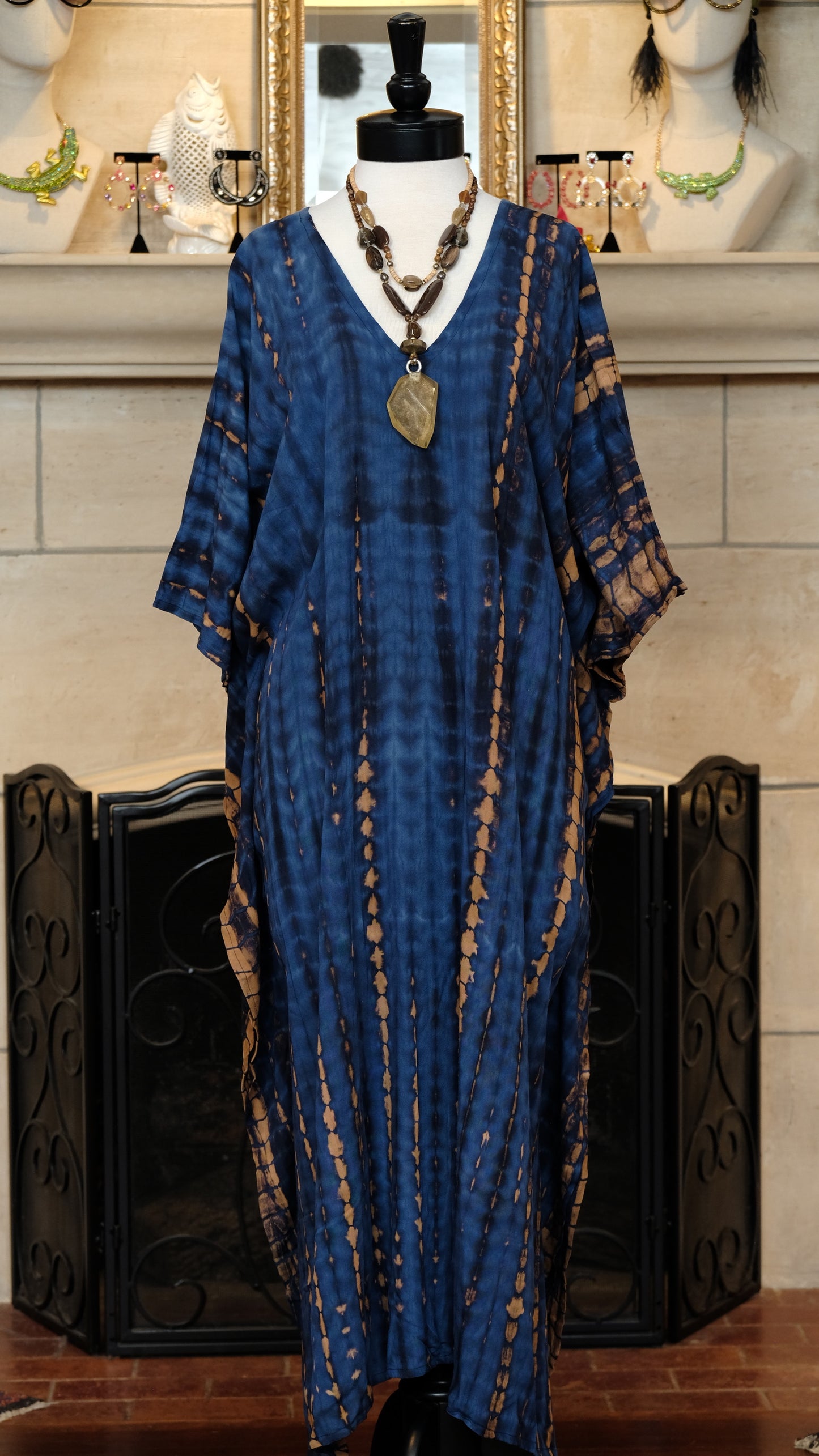 Midnight Ocean Caftan