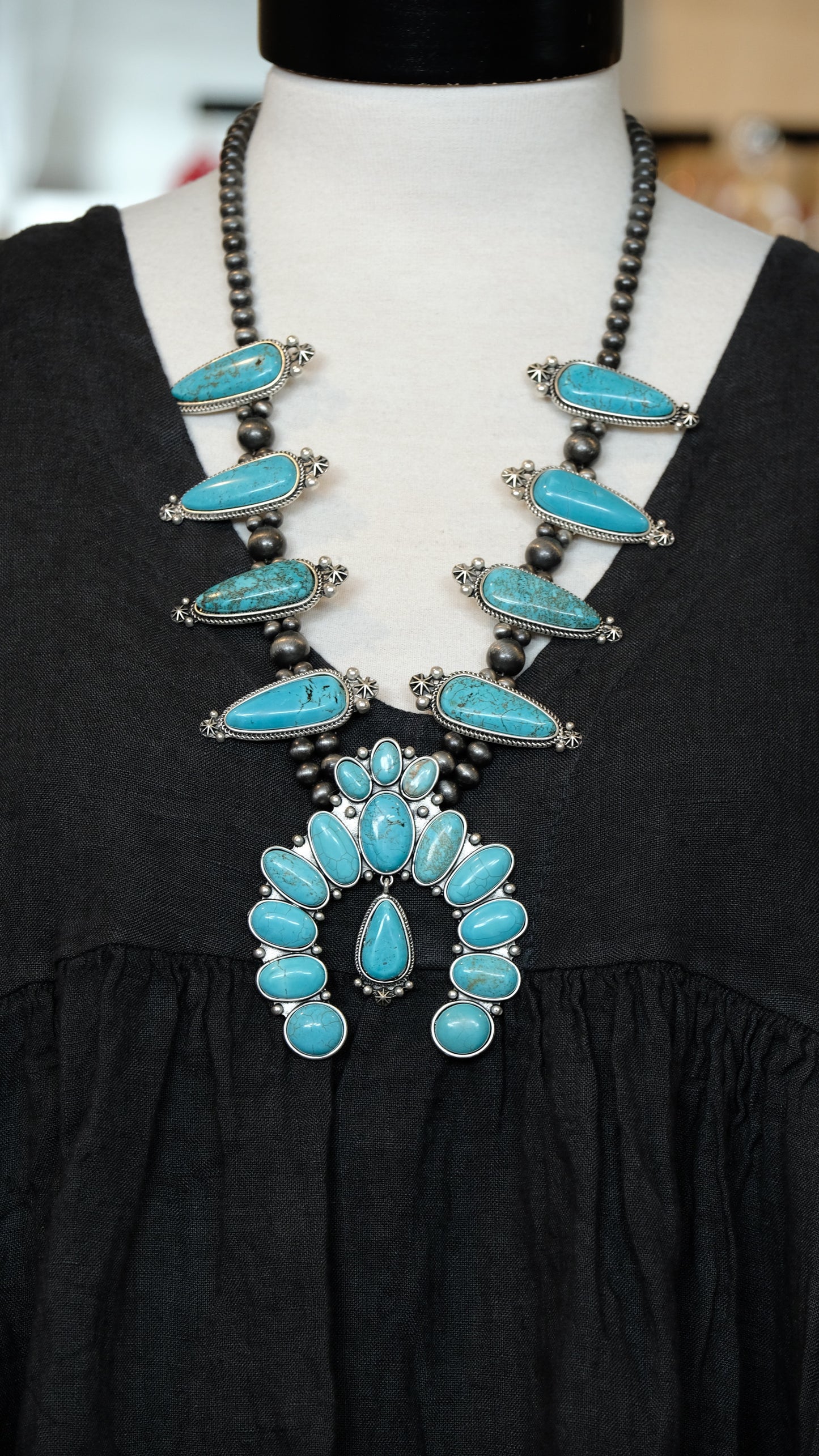 Montana Squash Blossom Necklace