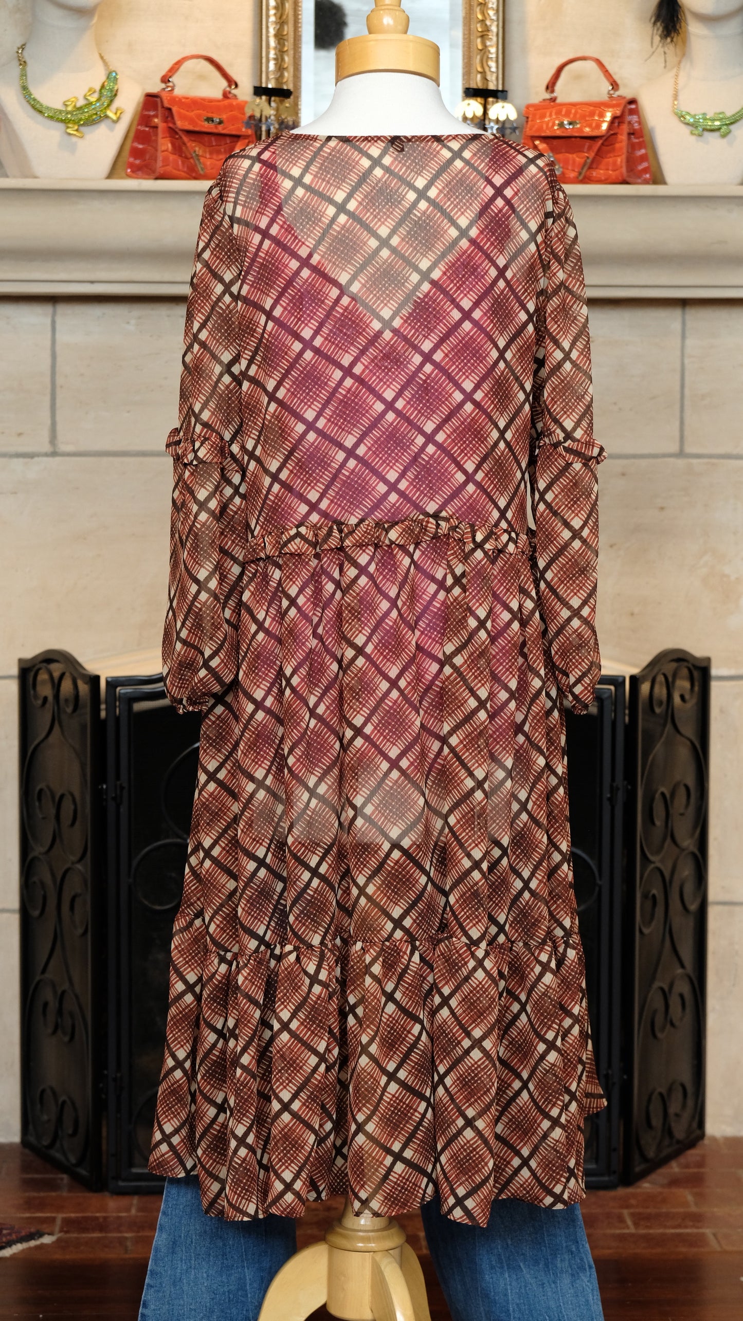 London Dress in London Calling Plaid