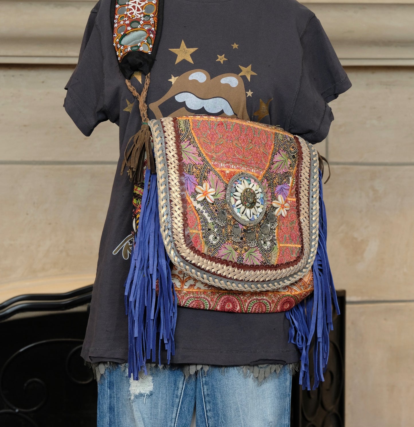 Fringe Bag Sunset Electric Petite