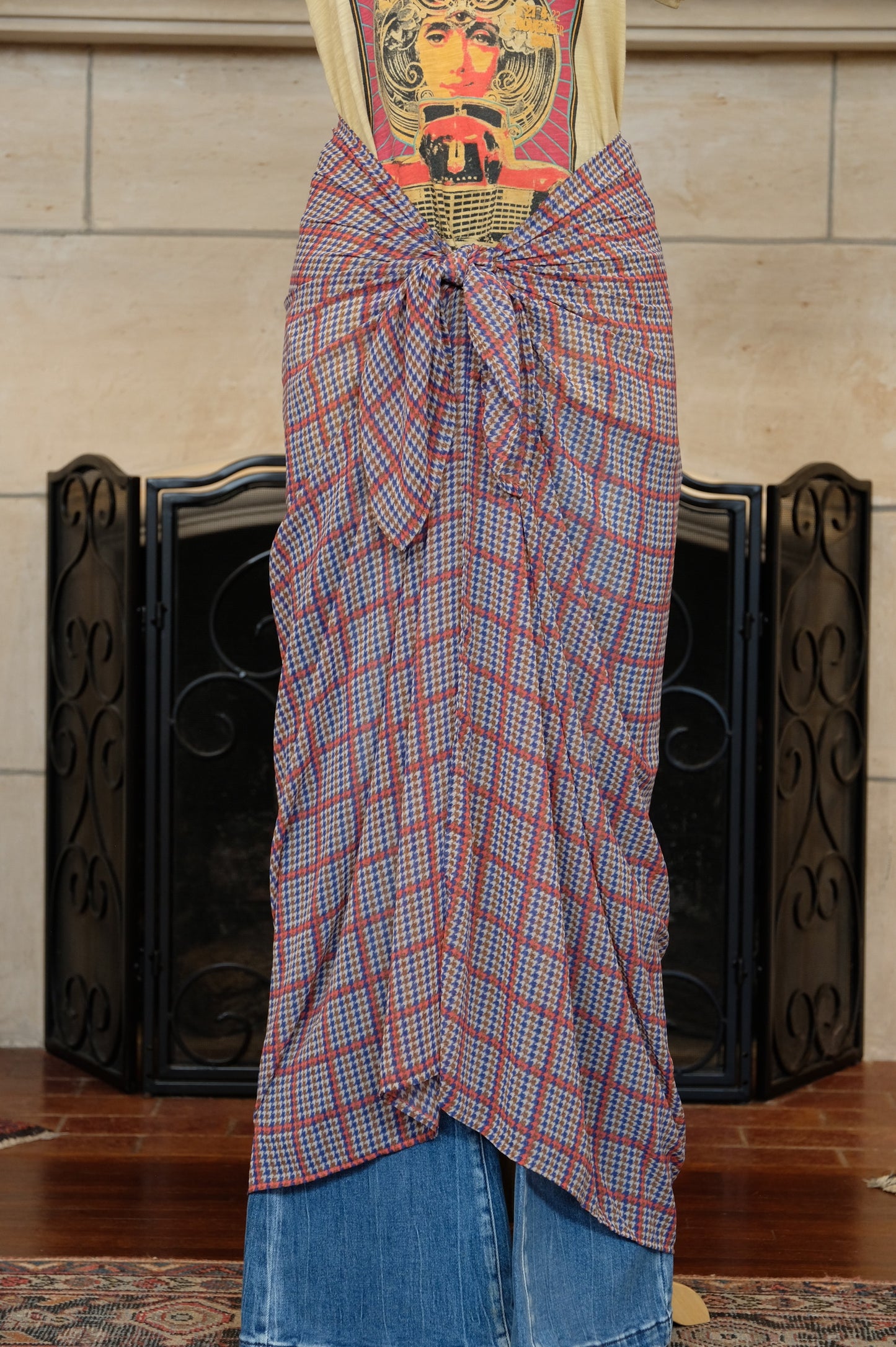 Fall Plaid Sarong by Sarong Social Club