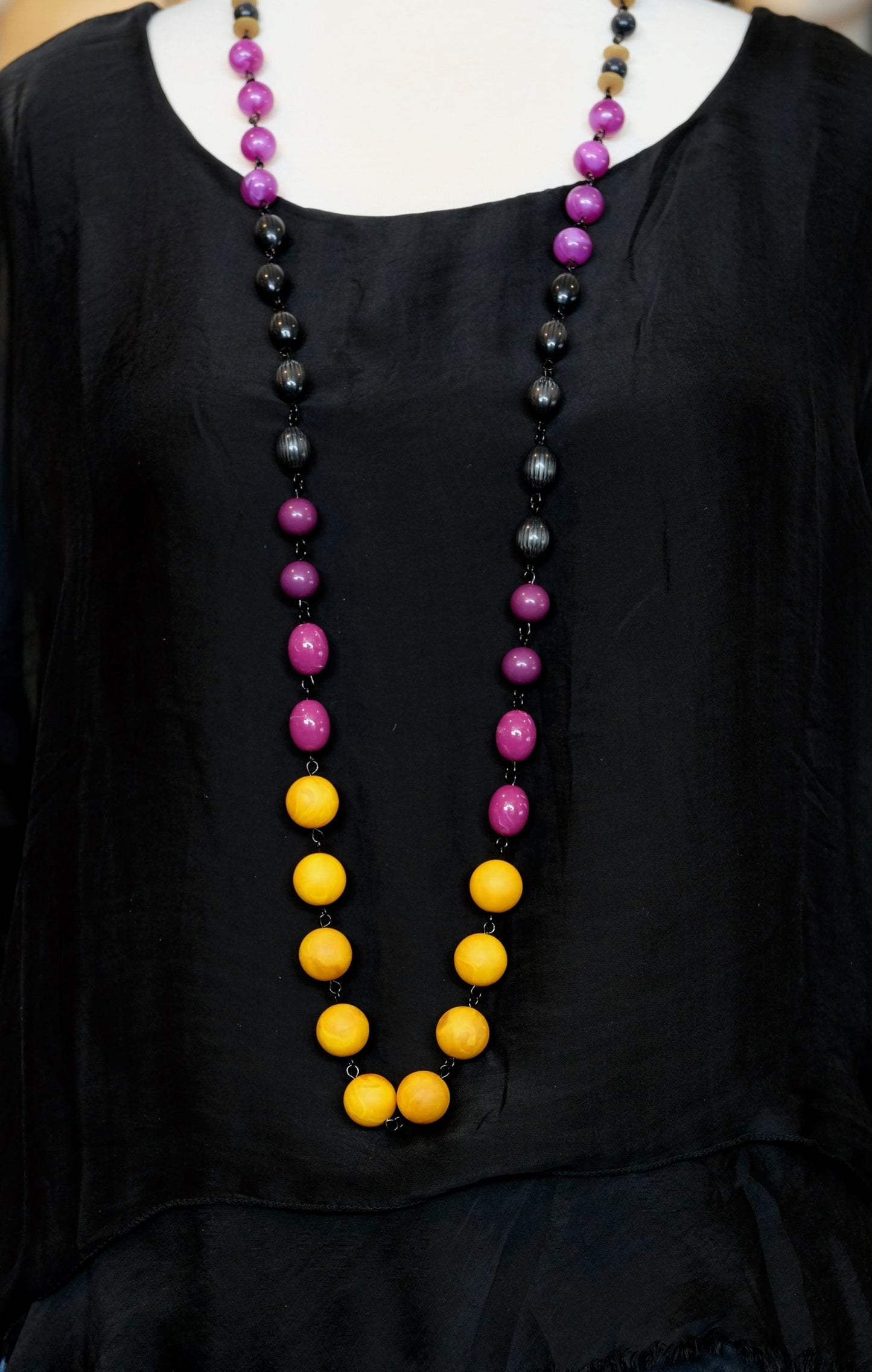 Rosary Rope Necklace