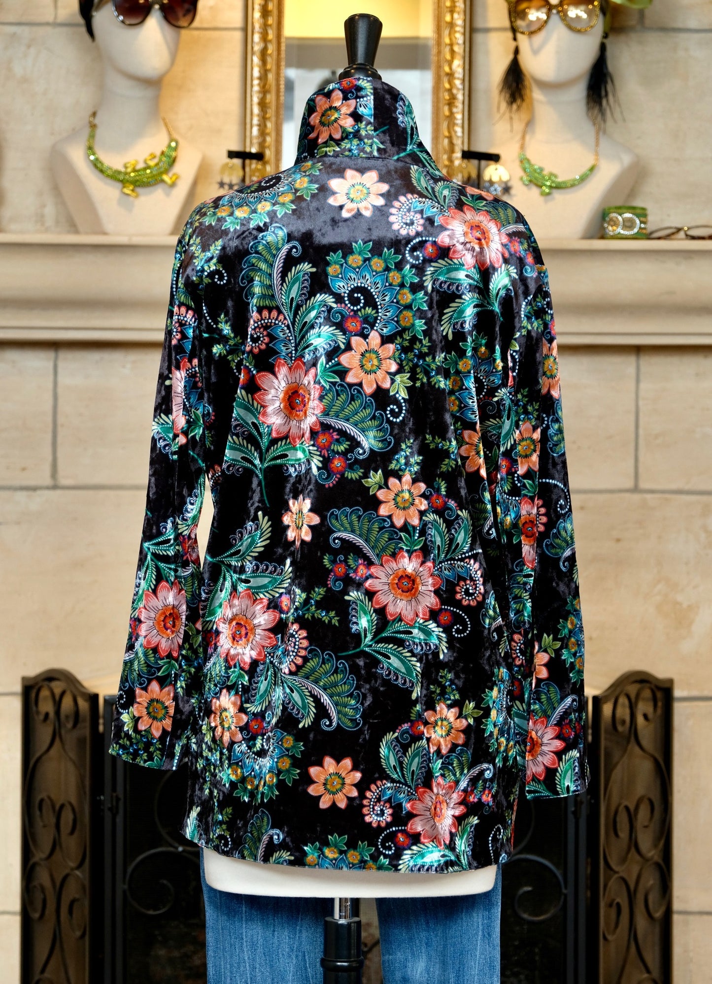 Maggie May Velvet Blazer