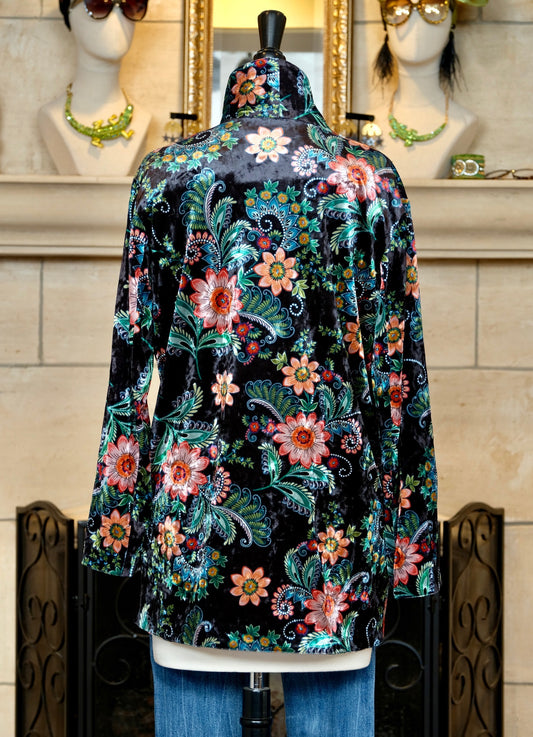 Maggie May Velvet Blazer