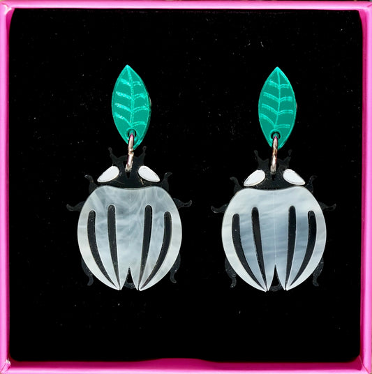 Beetle Earrings