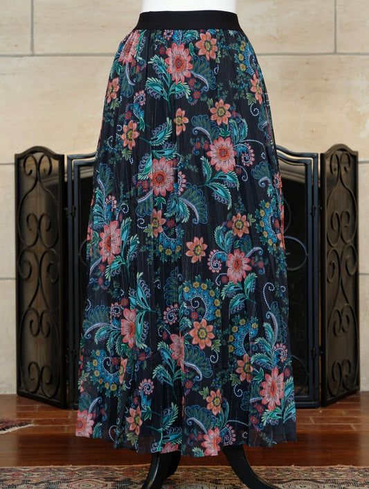 Maggie May Chiffon Pleated Skirt