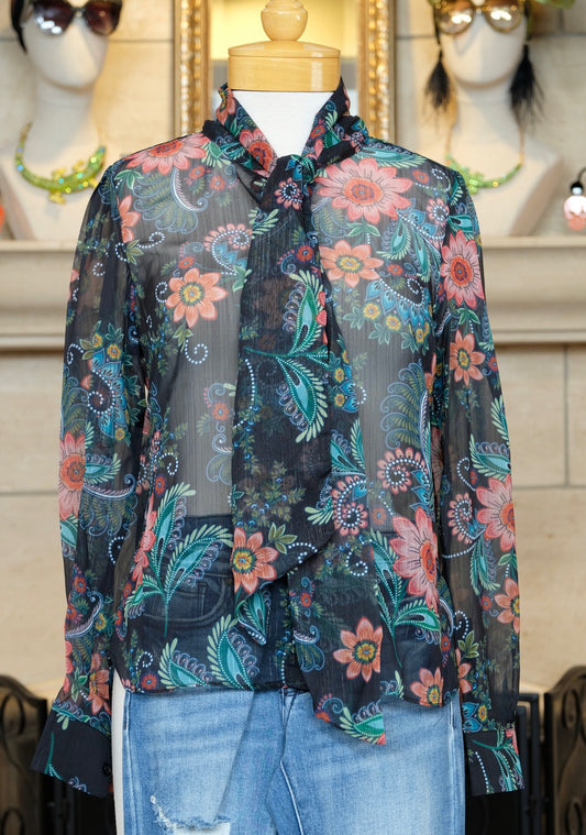 Maggie May Chiffon Blouse