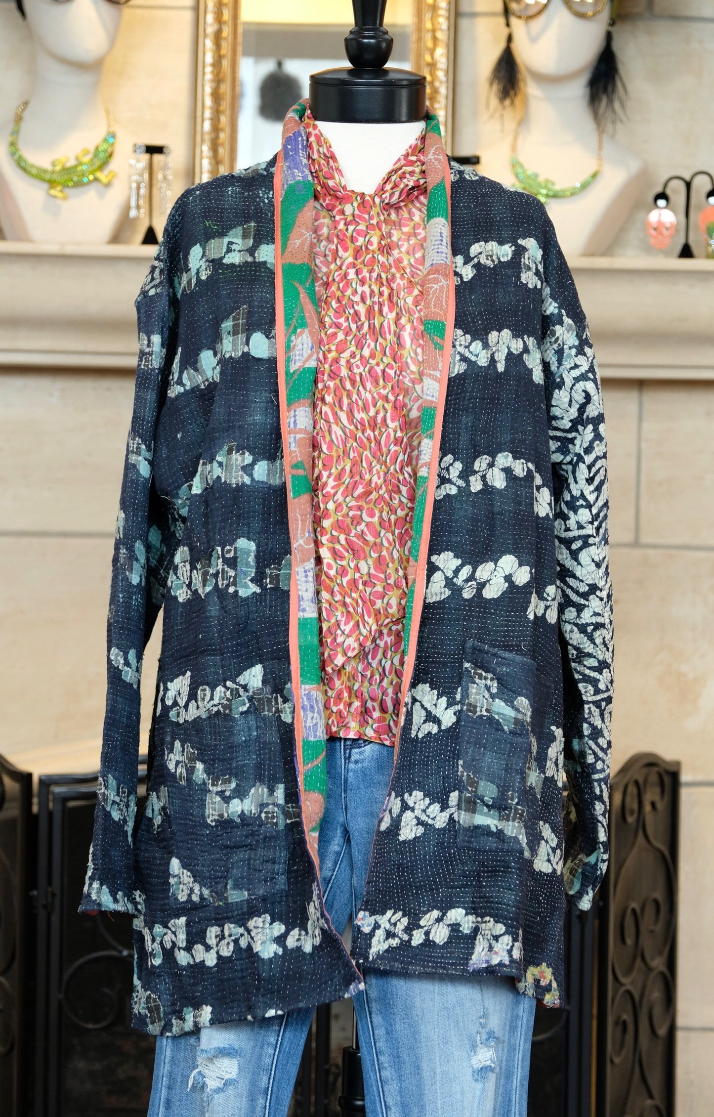 In The Navy Reversible Coat
