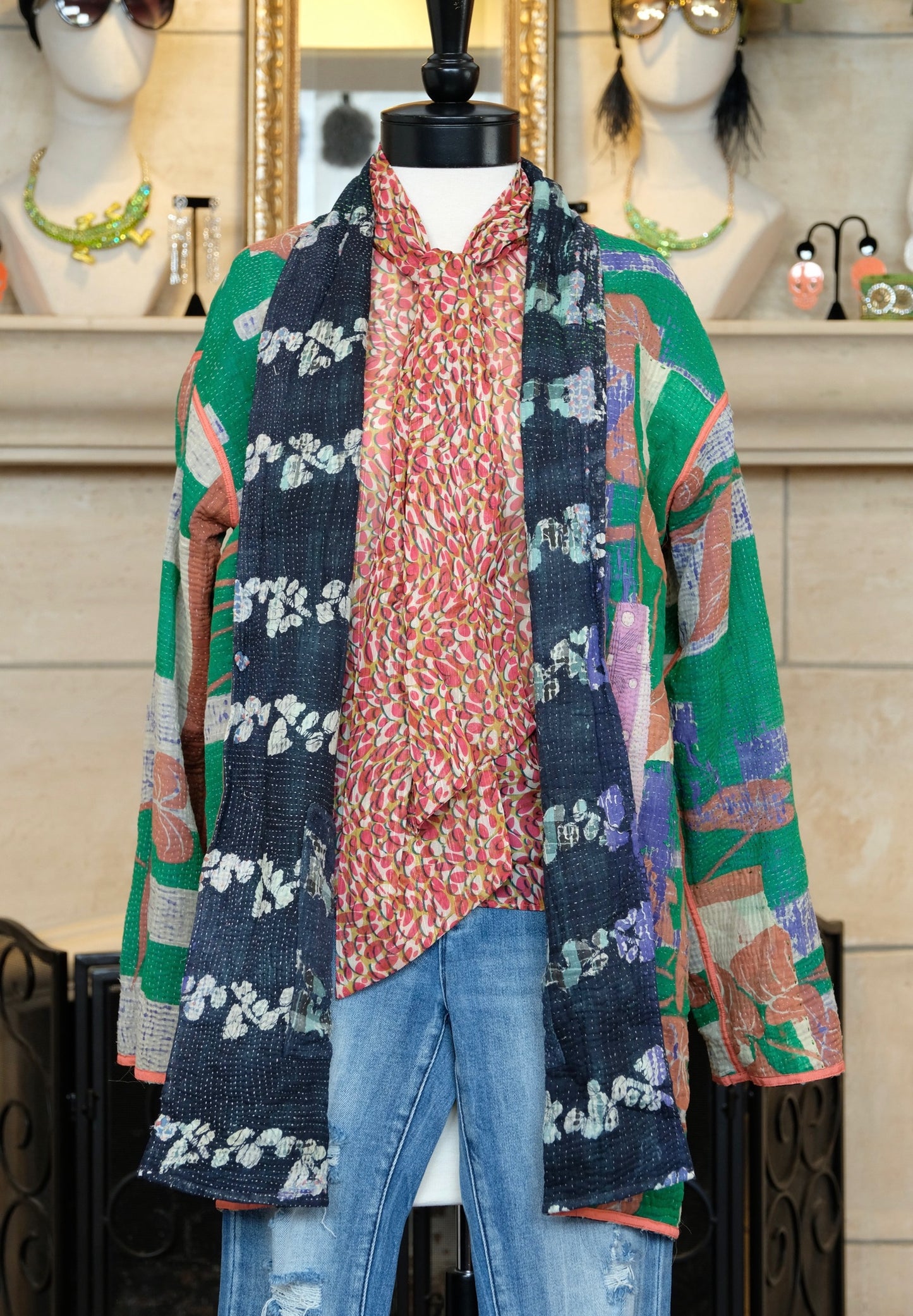 In The Navy Reversible Coat