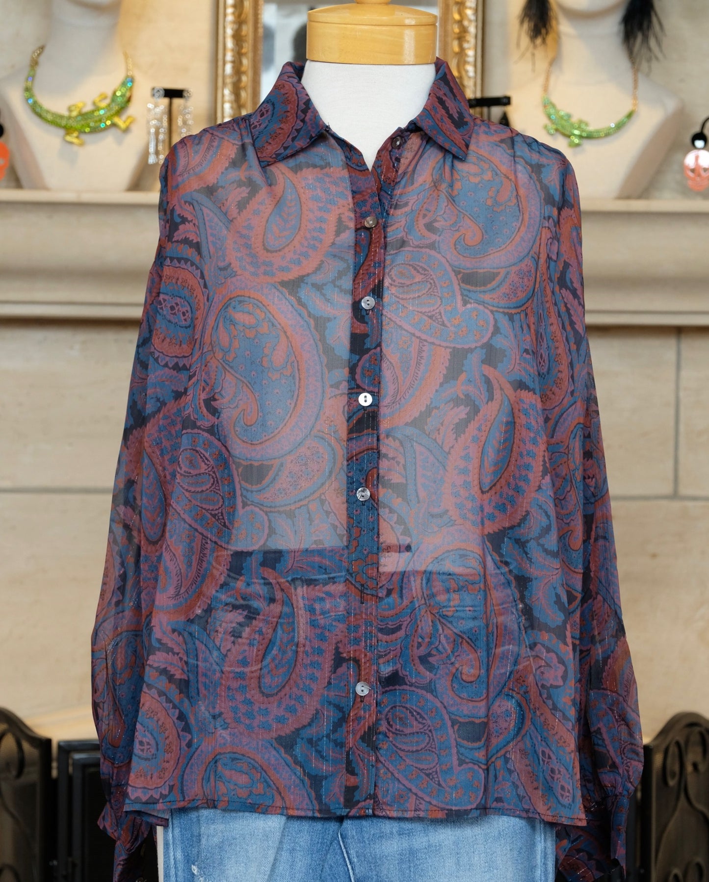 Bohemienne Chiffon Blouse