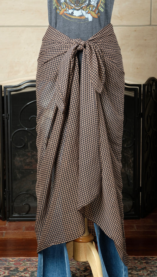 Sherlock Sarong in Coco by Sarong Social Club