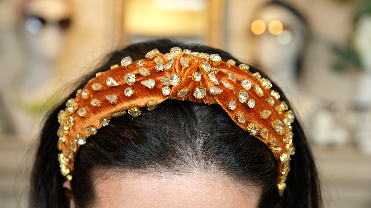 Zelda Headband in Rust
