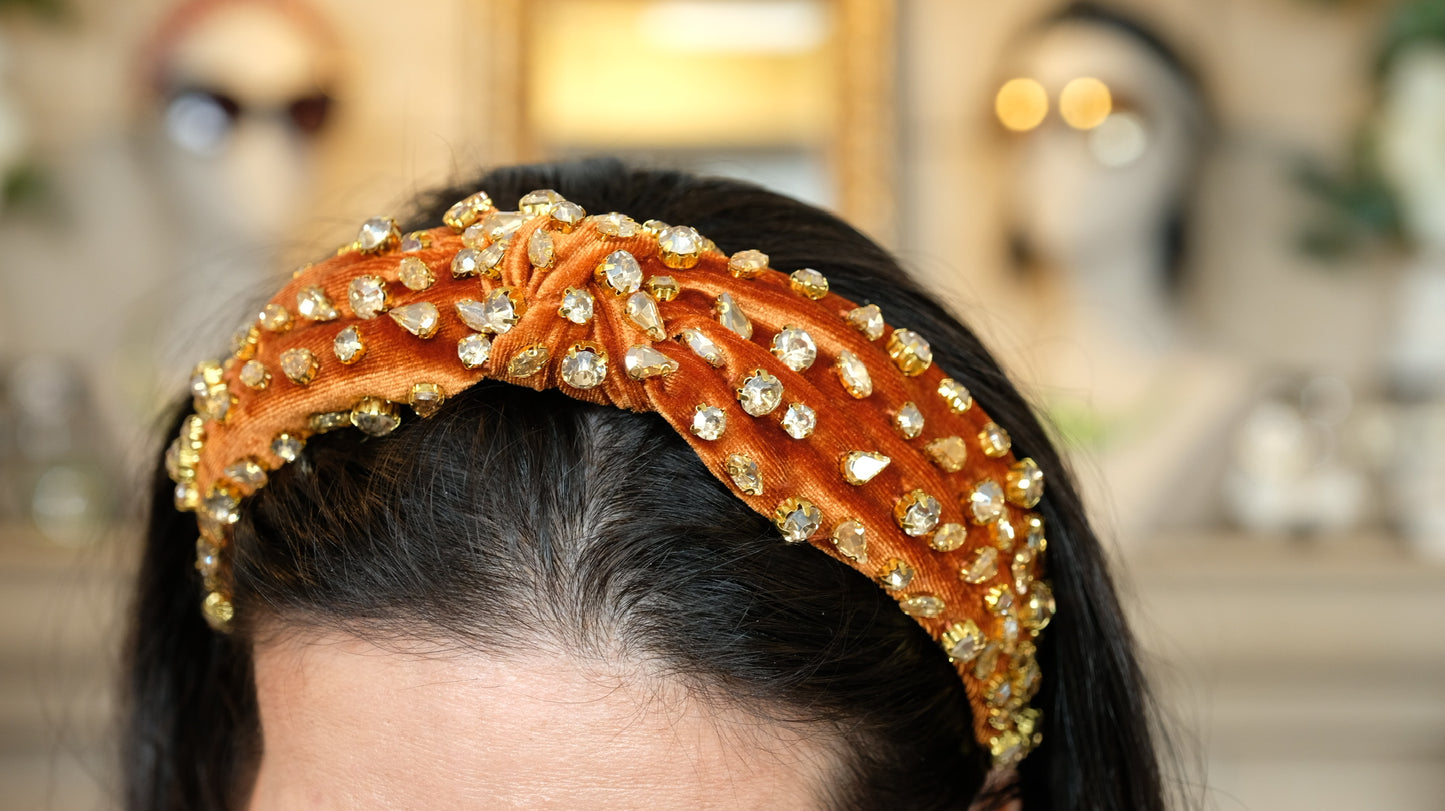 Zelda Headband in Rust