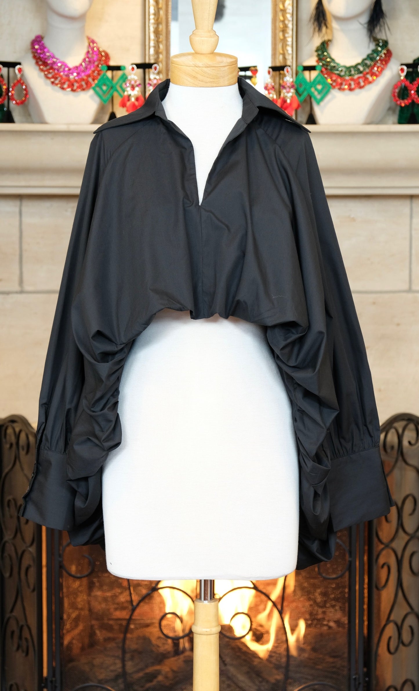 Heads or Tales Inky Black Top