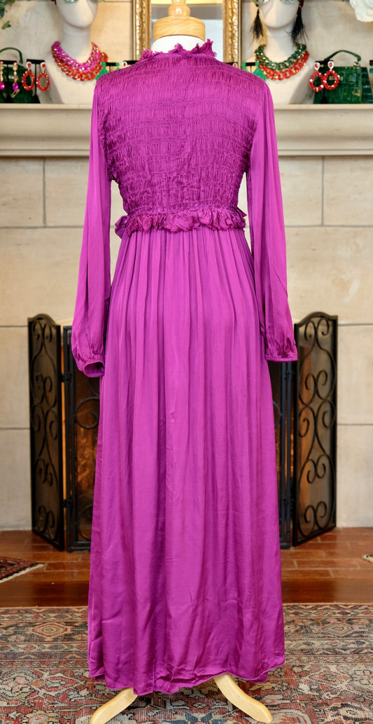 Gigli Dress in French Fuchsia
