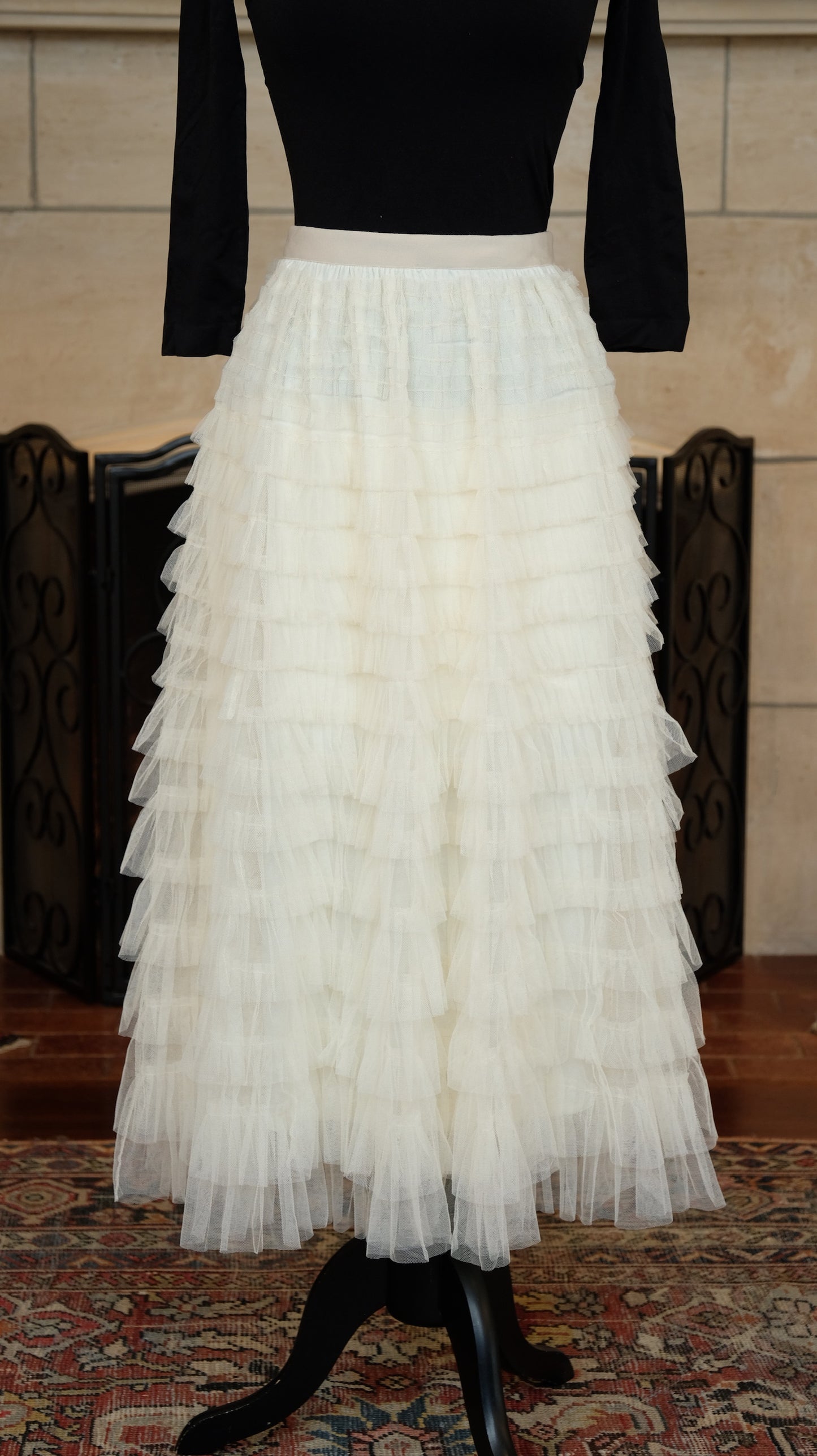 Wonderland Skirt in Ivory