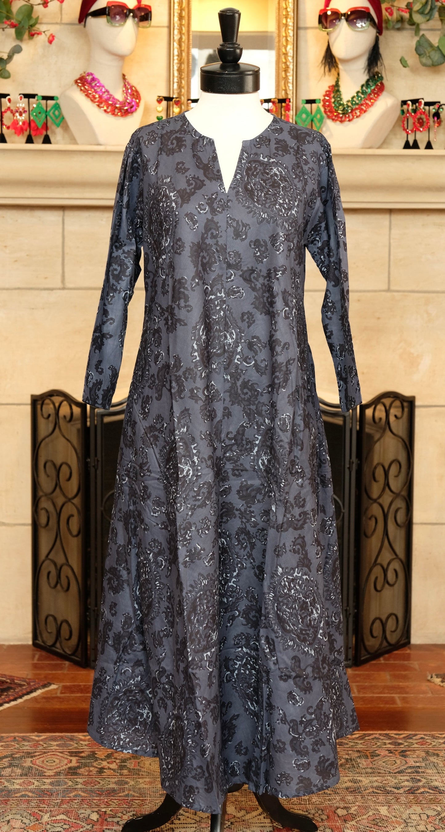 Paradise Dress in Night Ocean