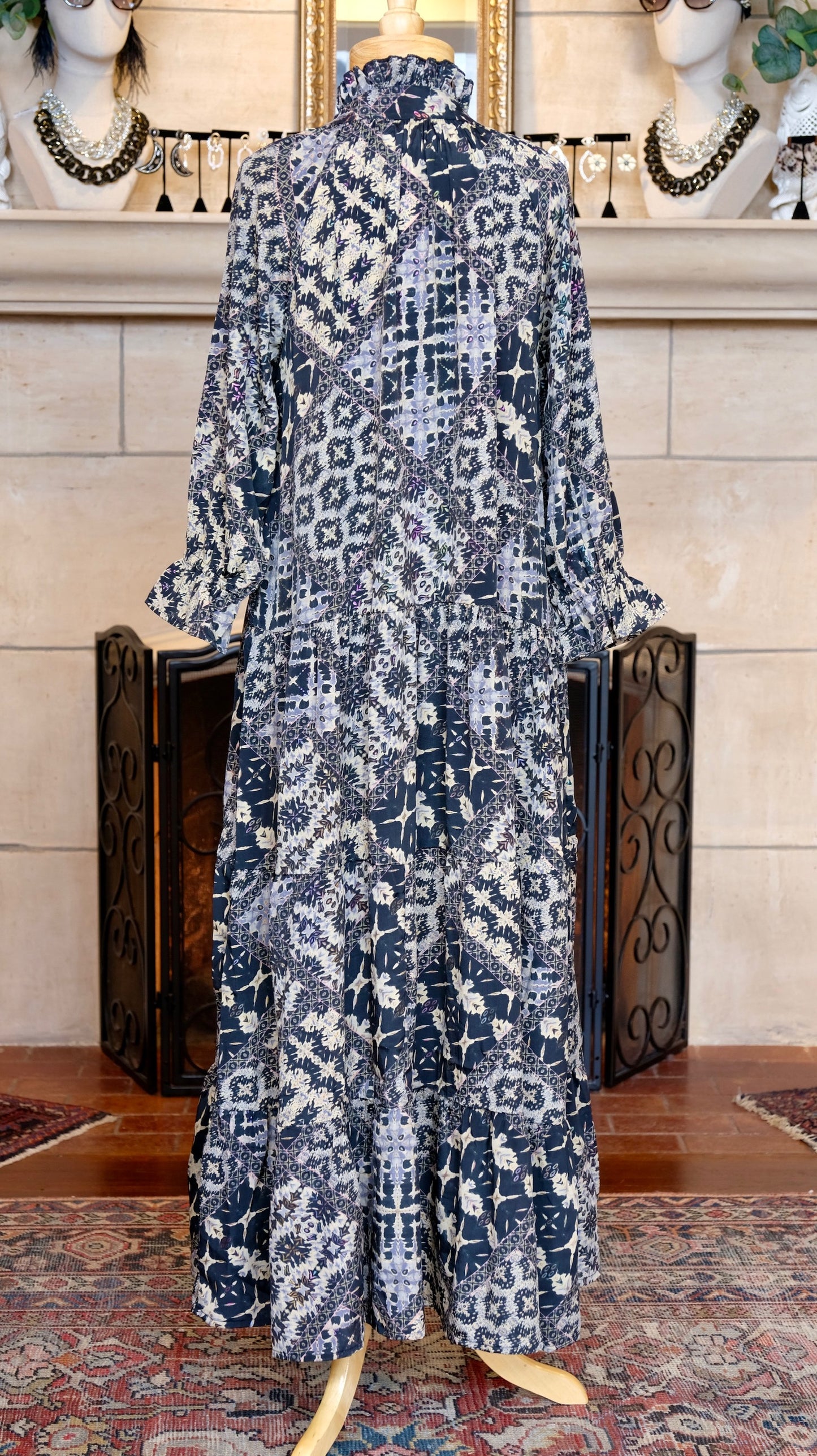 The Shelby Maxi Dress in Suki Batik