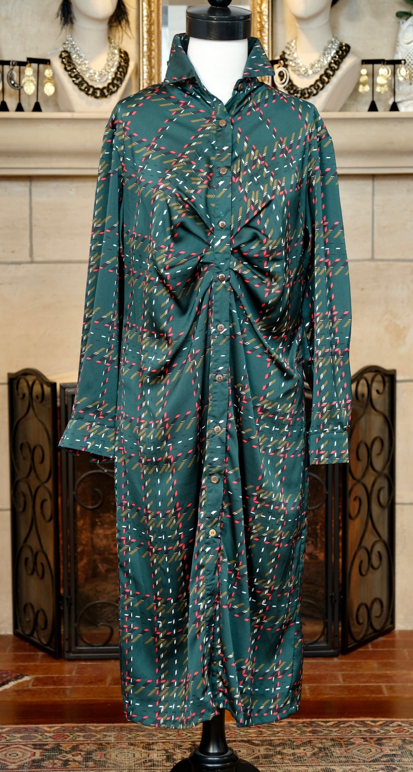 Sherlock Button-down Tunic