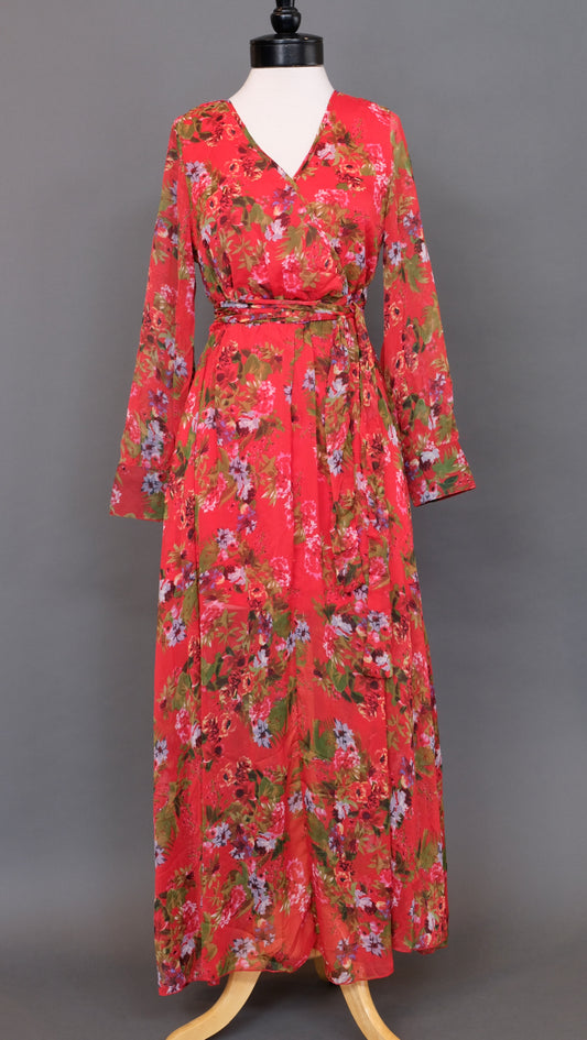 Bianca Dress in Red Flirt