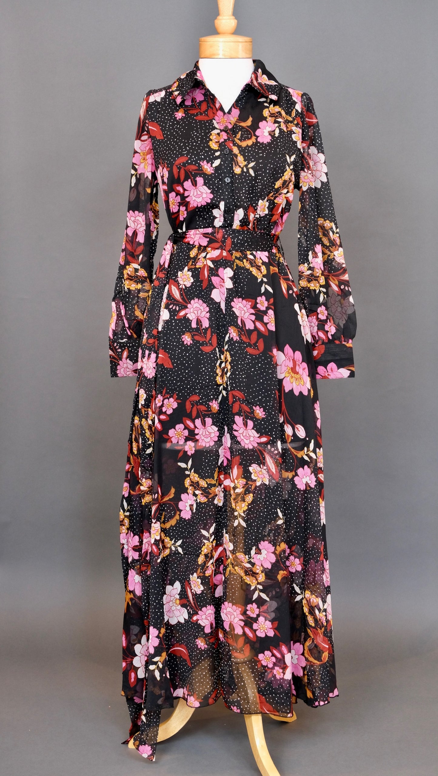 Miranda Dress in Starry Night Flower