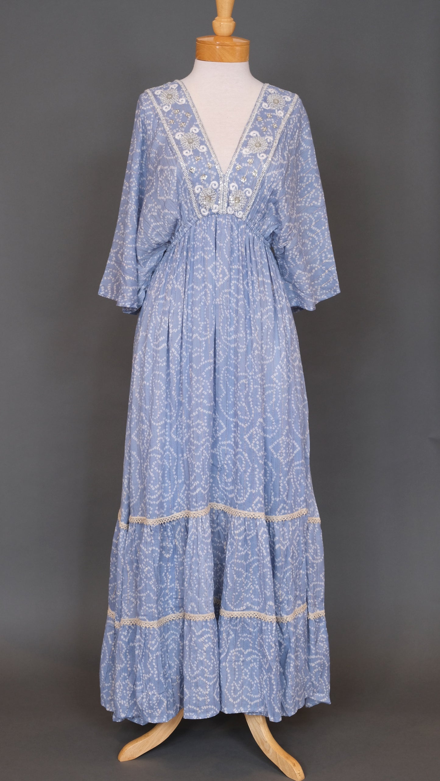 Serenity Dress Long in Cornflower