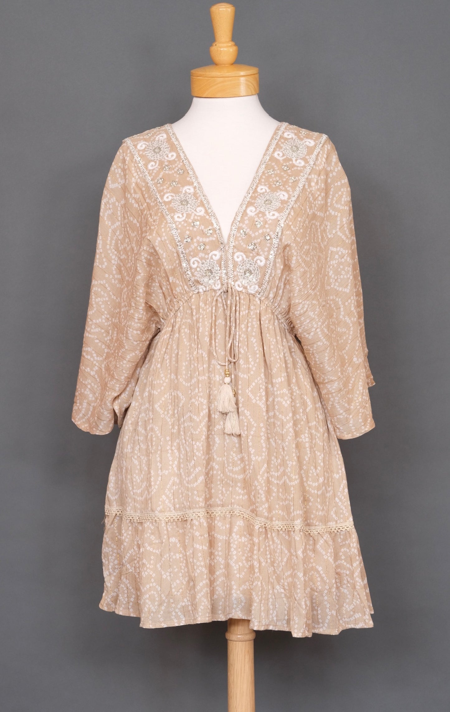 Serenity Dress Short in Sand