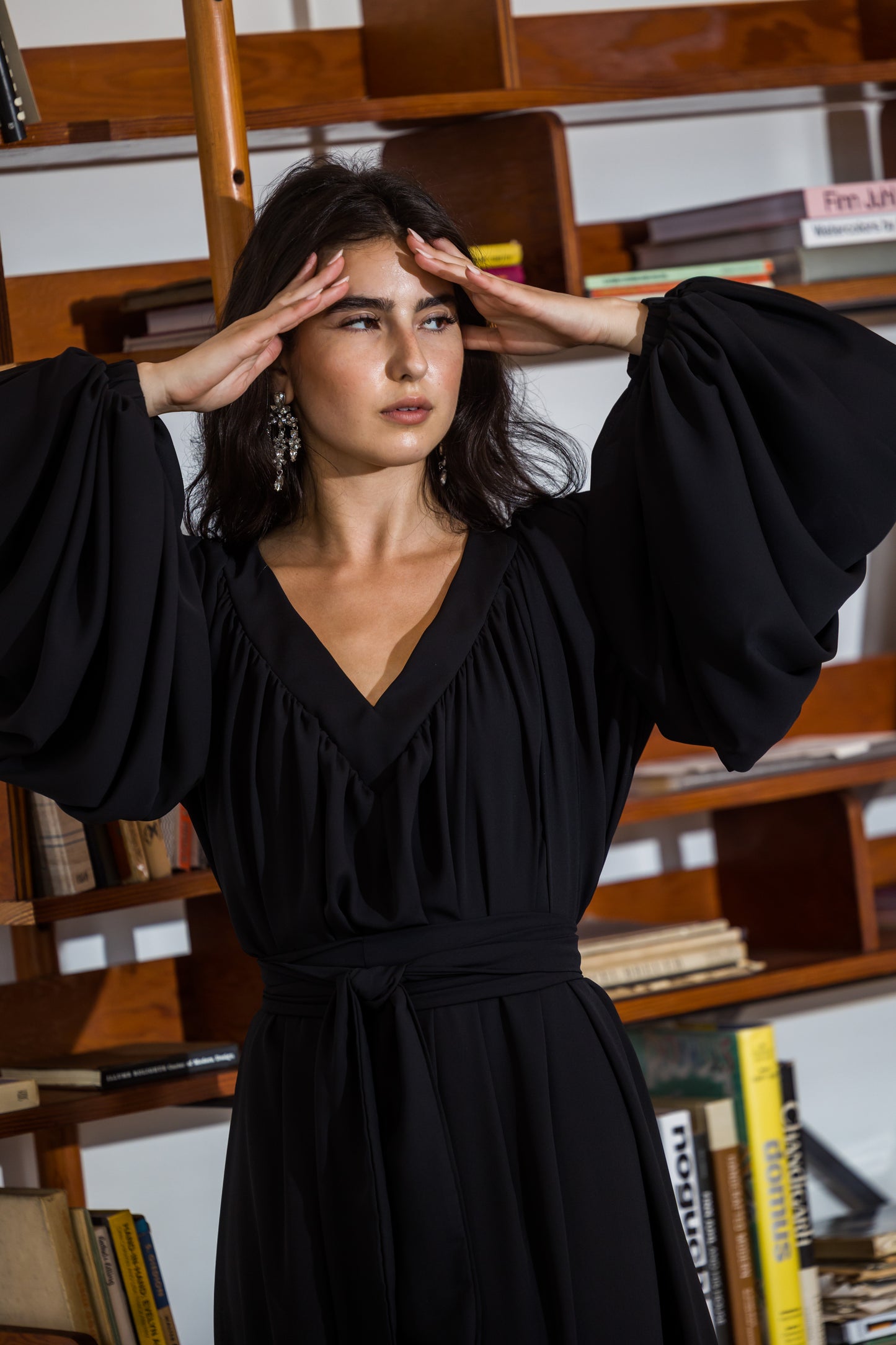 Onyx Stardust Dress by Jennafer Grace