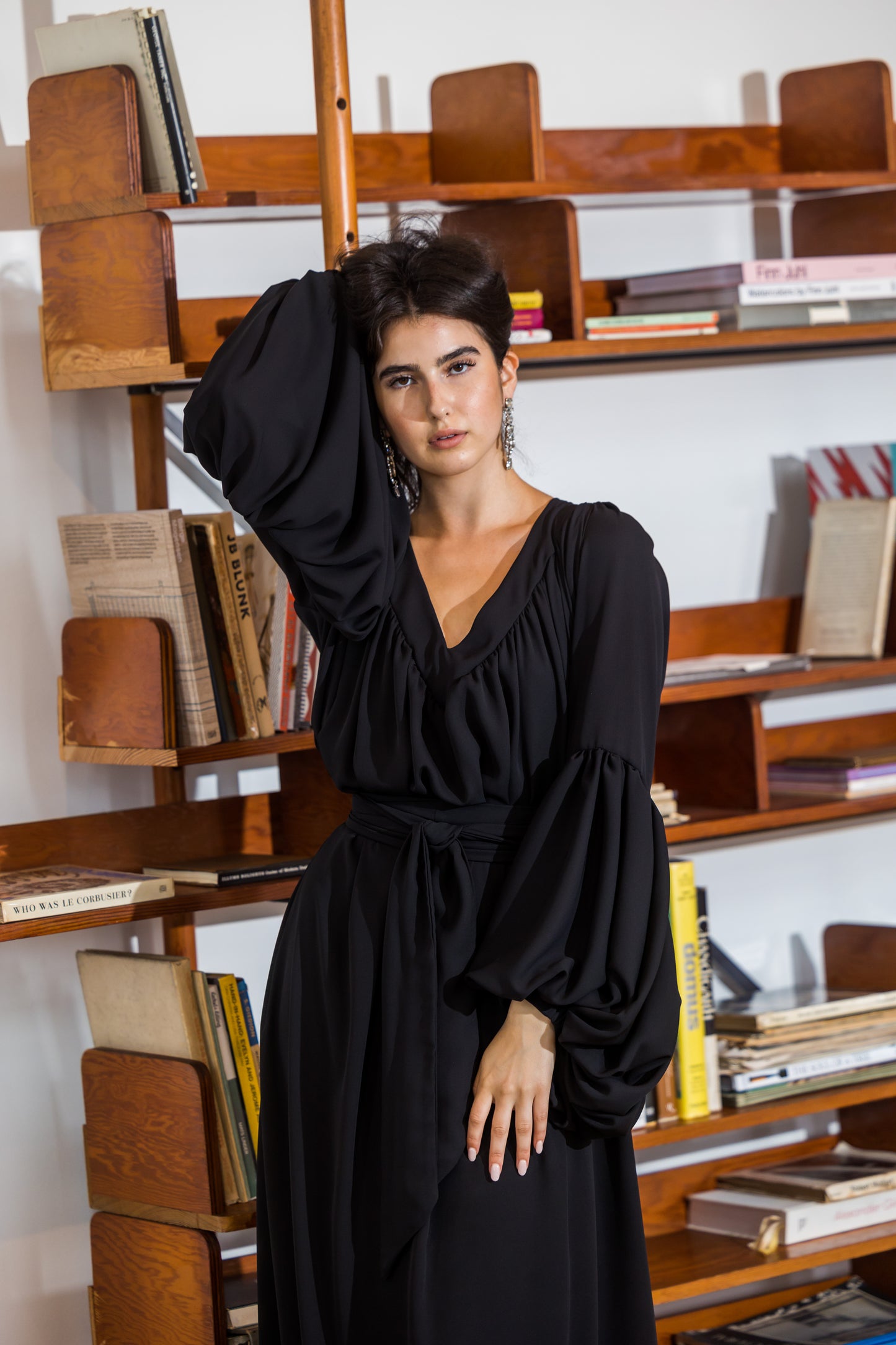 Onyx Stardust Dress by Jennafer Grace