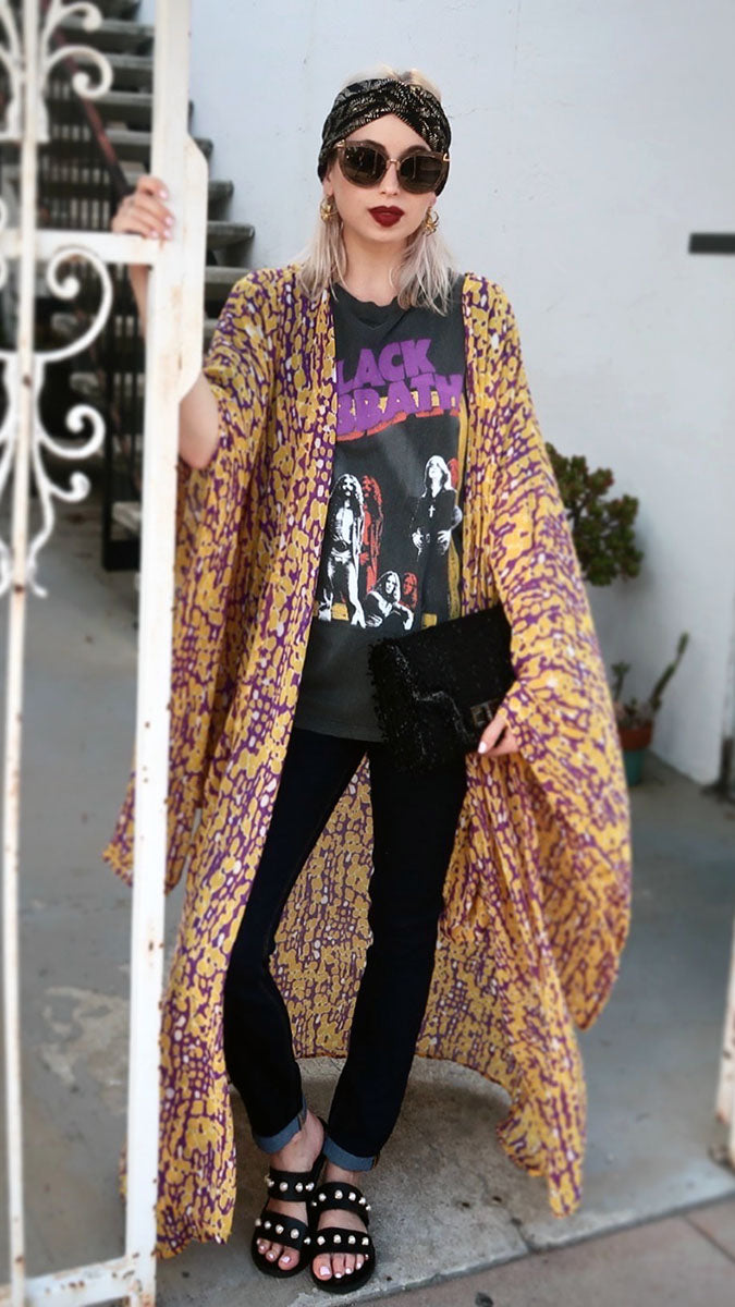 Purple Rain Kimono By Jennafer Grace