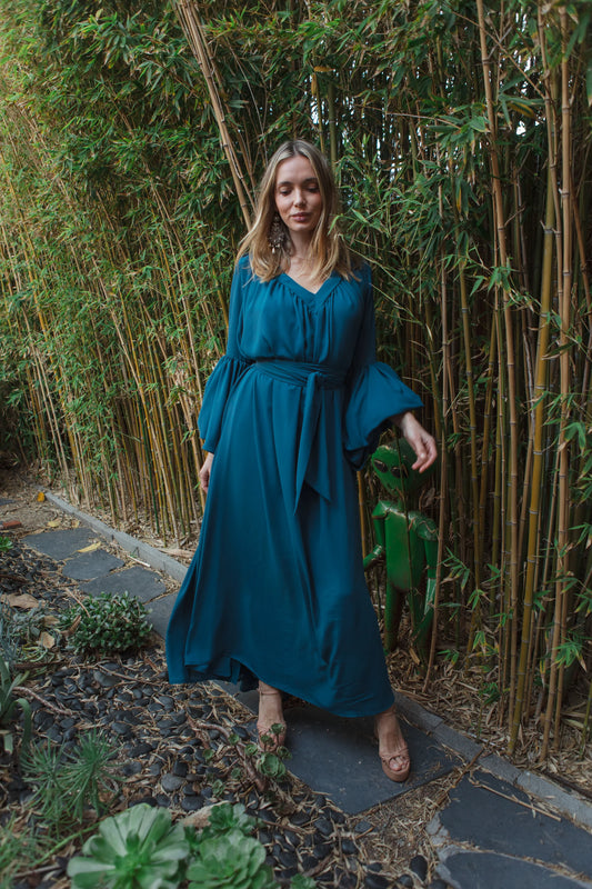 Peacock Nouveau Stardust Dress by Jennafer Grace