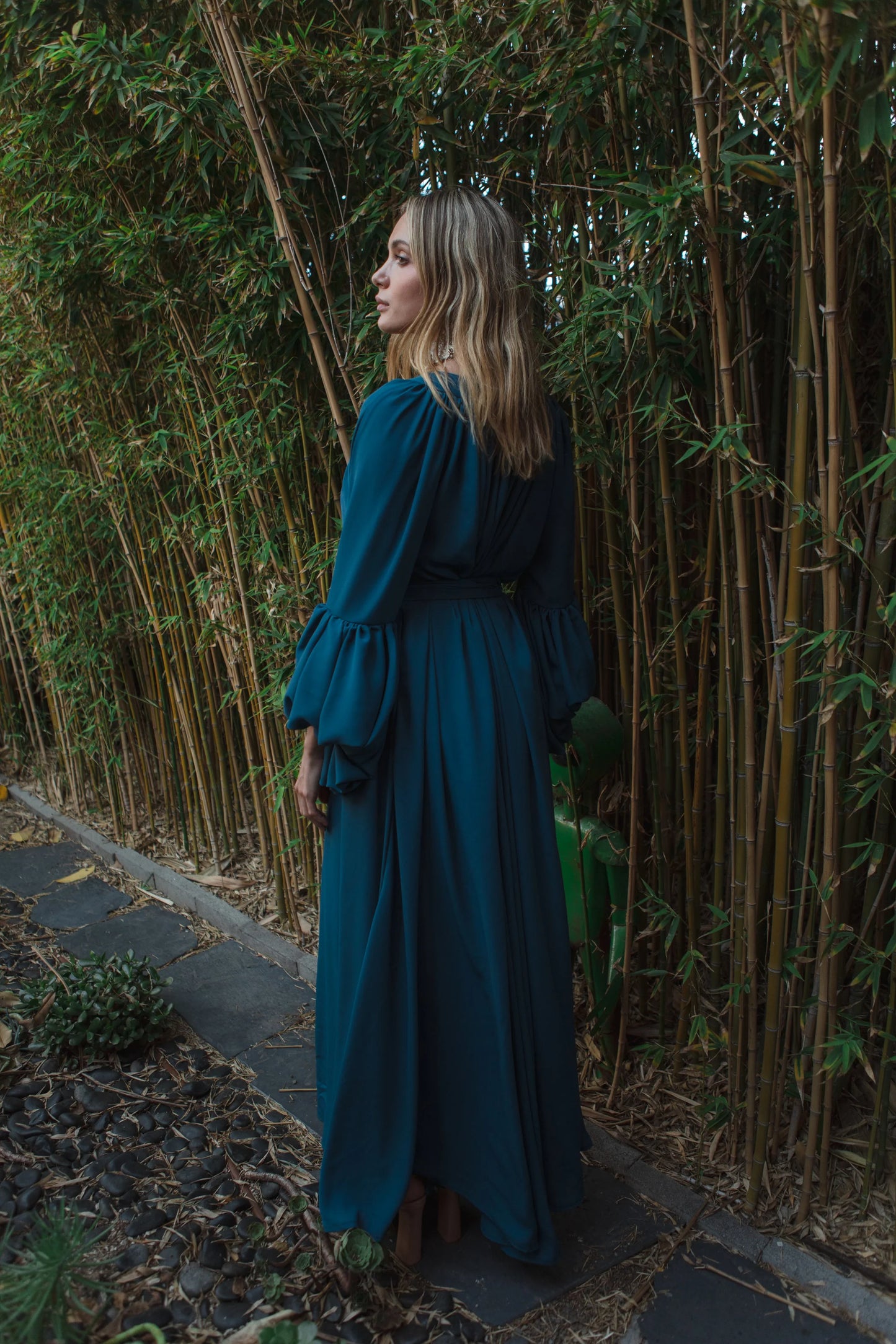 Peacock Nouveau Stardust Dress by Jennafer Grace