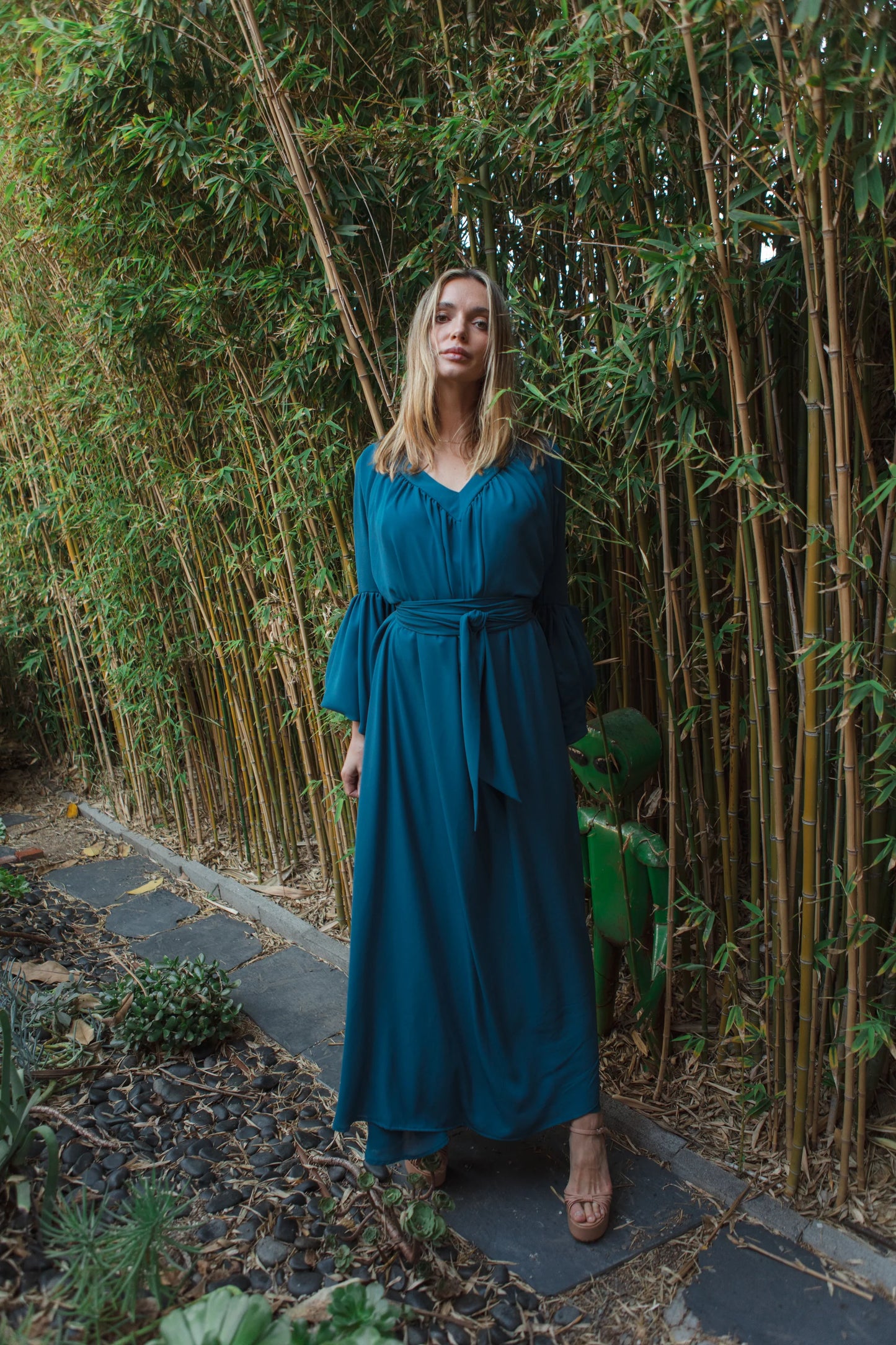 Peacock Nouveau Stardust Dress by Jennafer Grace