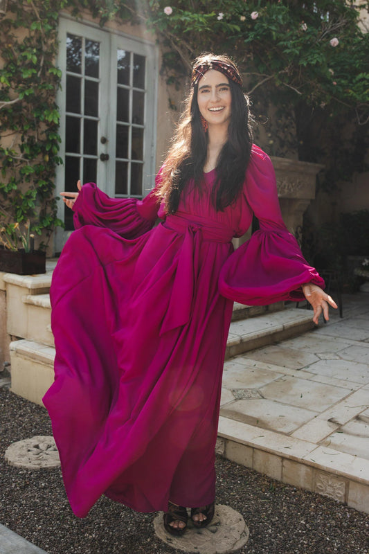 Raspberry Stardust Dress by Jennafer Grace